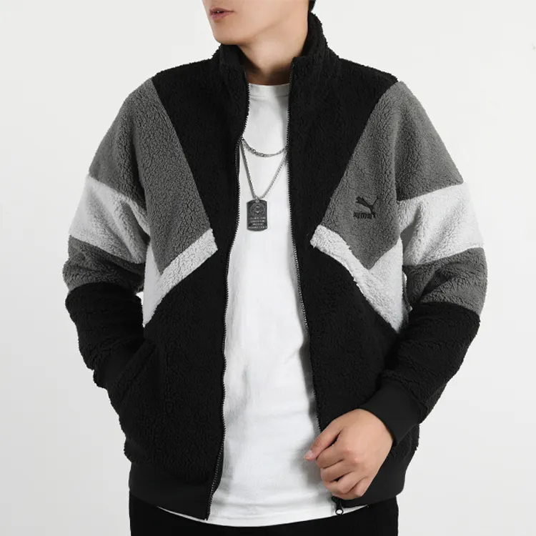 PUMA Velvet Jackets Men Black-1