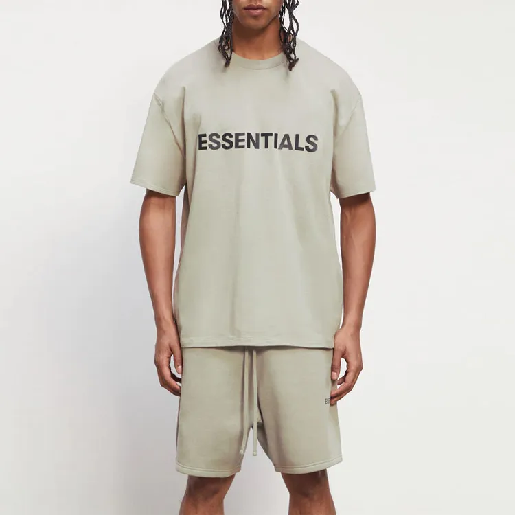 Fear Of God Essentials 3D Silicon Applique Boxy T Shirt-2
