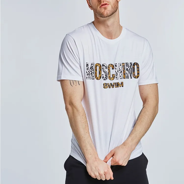 MOSCHINO Regular T Shirt Unisex White-2