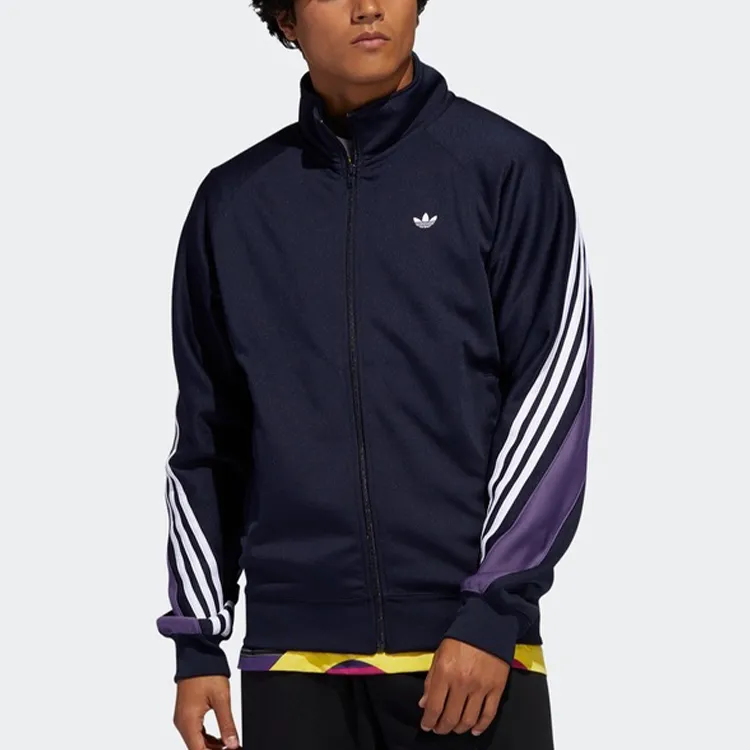 Adidas Originals Jackets Men Navy Blue-2