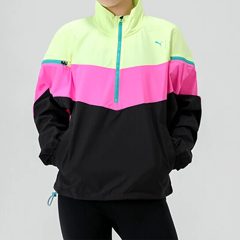PUMA Sweatshirt Women's Black, Yellow, Pink, Multicolor-2