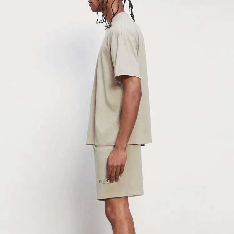Fear Of God Essentials 3D Silicon Applique Boxy T Shirt-3