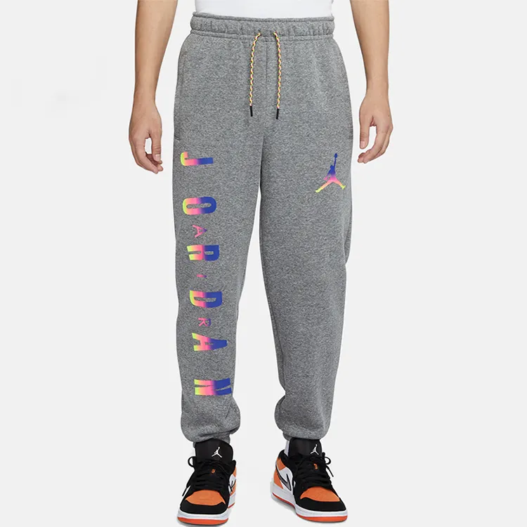 Jordan Knitted Sweatpants Men's Gray-3