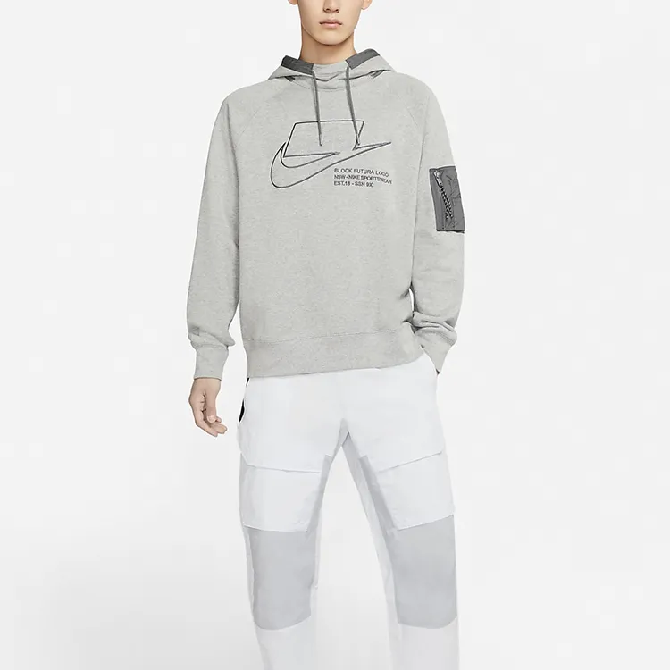 Nike Sweatshirts Men Toned Dark Gray-4