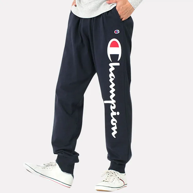 Champion Knitted Sports Pants US Version Men's Navy Blue-2