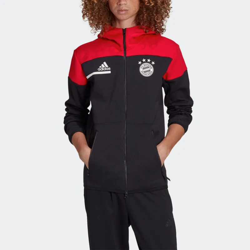 Adidas Jackets Men Black Red-2