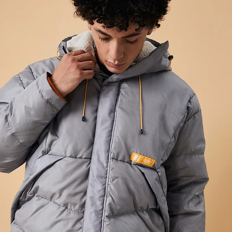 STARTER Down Jackets Unisex Light Gray-2