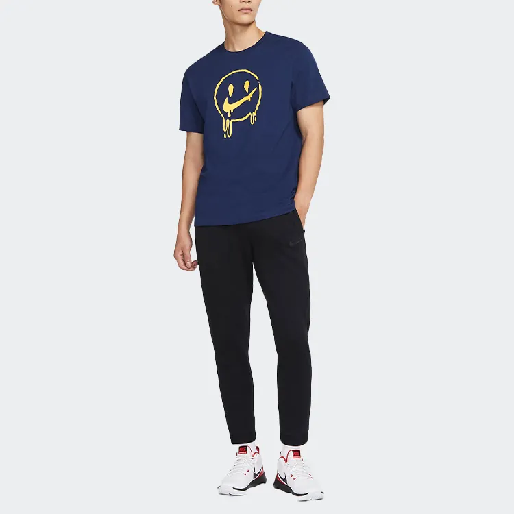 Nike T Shirts Men Space Blue-5