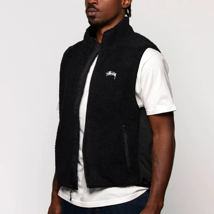 Stussy Block Sherpa Vest-5