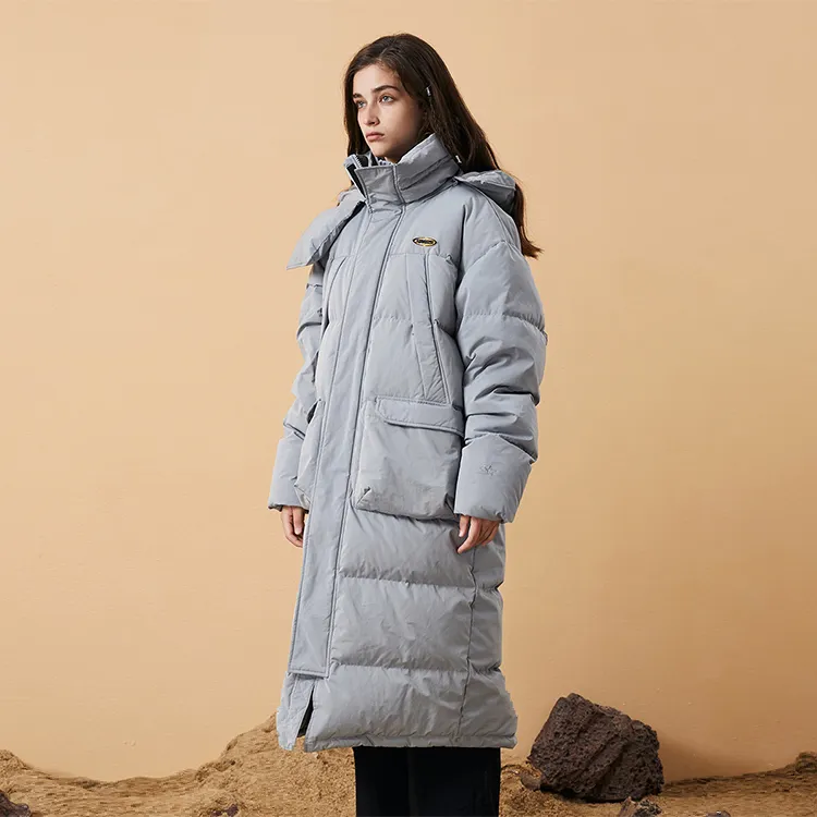 STARTER Down Jackets Unisex Light Gray-3