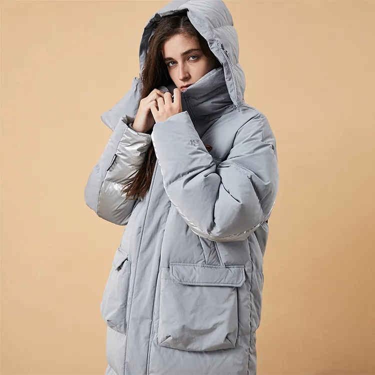 STARTER Down Jackets Unisex Light Gray-2