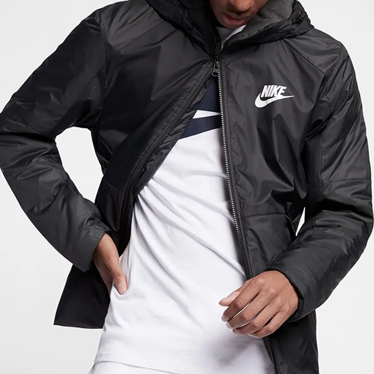 Nike Puffer Jackets Men Black-3