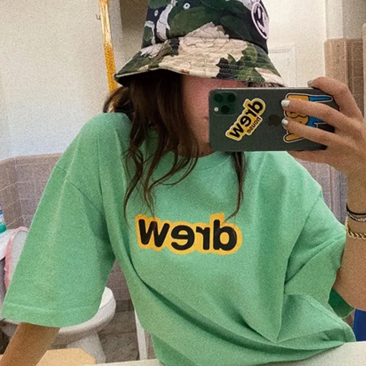 Drew House T Shirt Unisex Mint Green-1