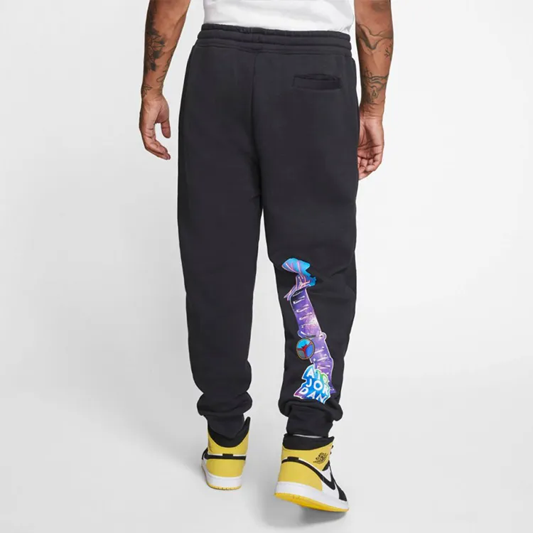 Jordan Air Jordan MJ Sports Pants Men Black-2
