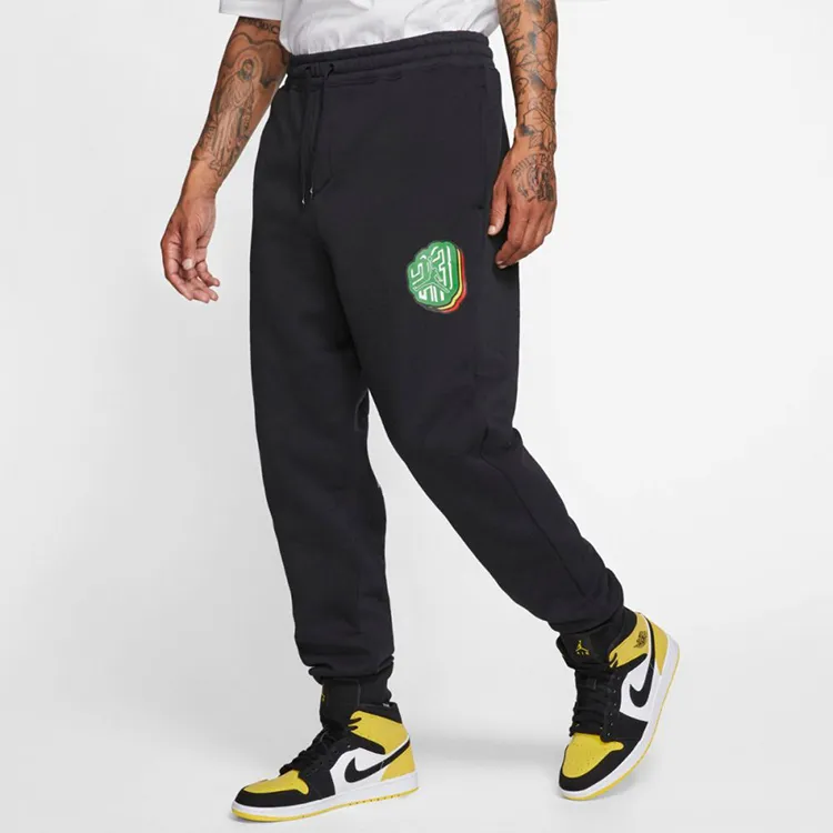 Jordan Air Jordan MJ Sports Pants Men Black-3
