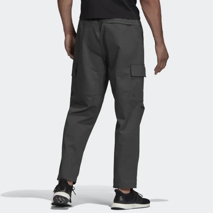Adidas Knitted Sweatpants Men Deep Earthy Brown-3