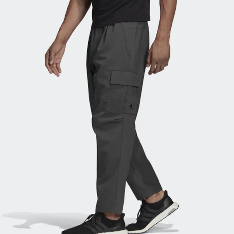 Adidas Knitted Sweatpants Men Deep Earthy Brown-4
