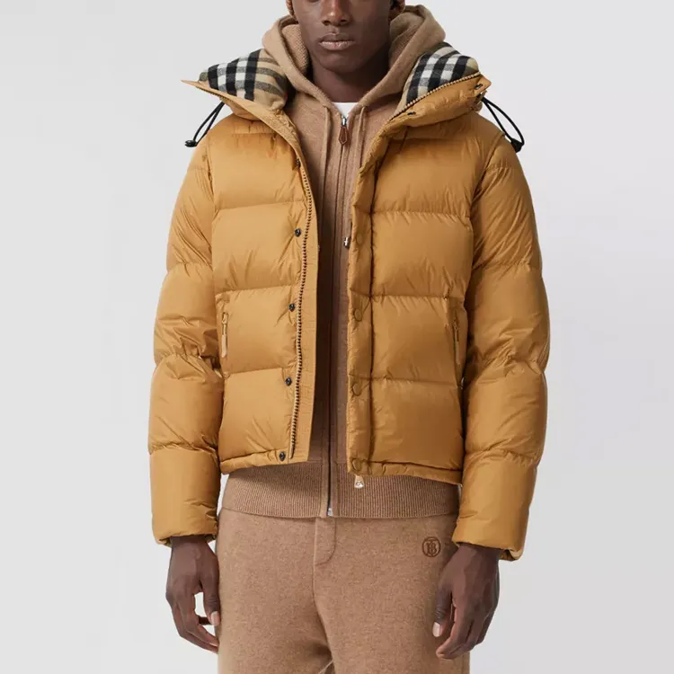 Burberry FW20 Down Jacket Men's Honey Yellow-2