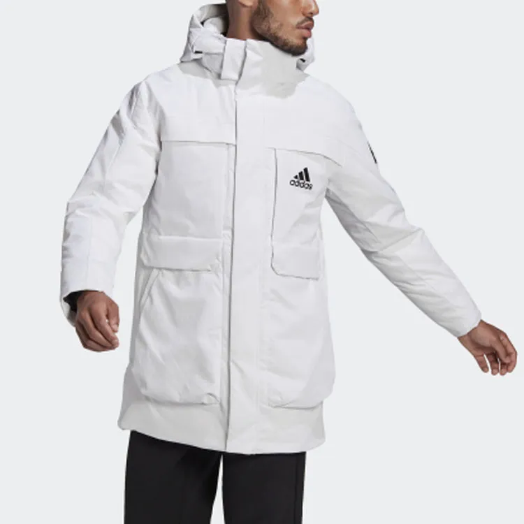 Adidas Down Jacket Unisex White-1