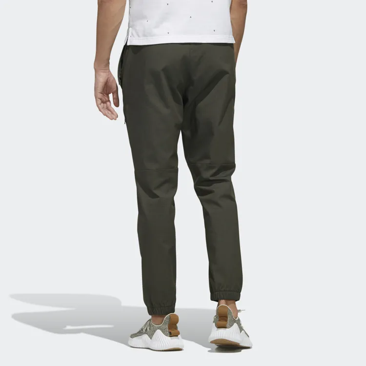 Adidas Knitted Sweatpants Men Deep Earthy Brown-4