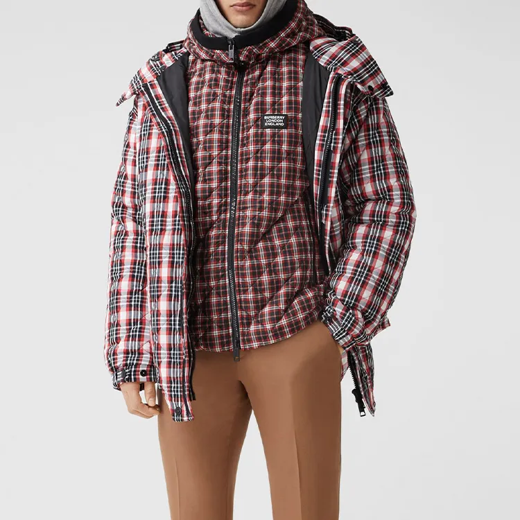 Burberry Down Jackets Men Bright Red-2