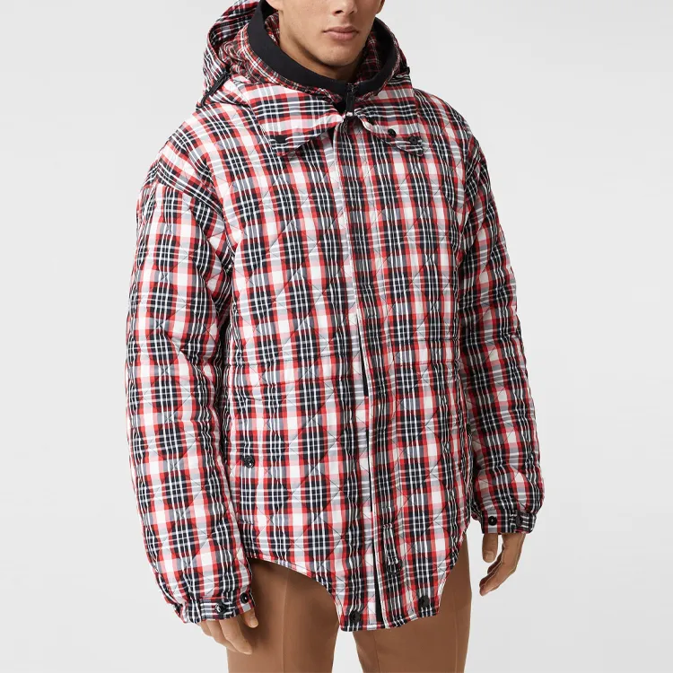 Burberry Jackets Men Bright Red-2