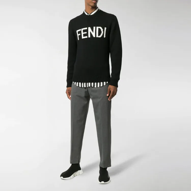 FENDI Sweaters Men Black-2