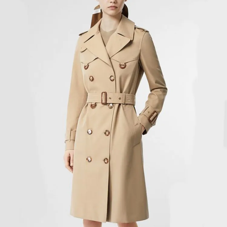 Burberry Trench Coat Women's Camel-1
