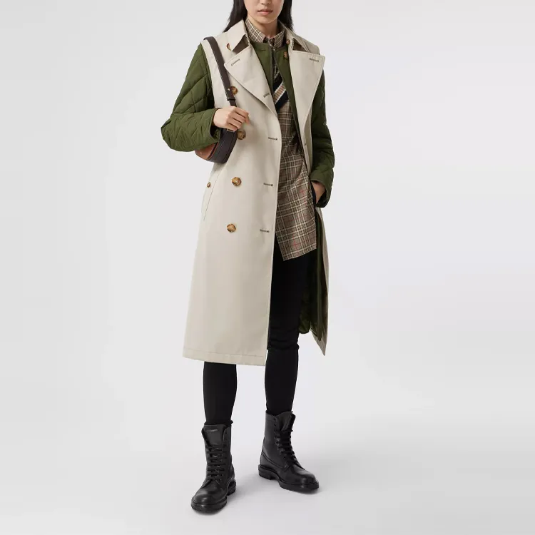 Burberry Trench Coat Women's Stone Color-3