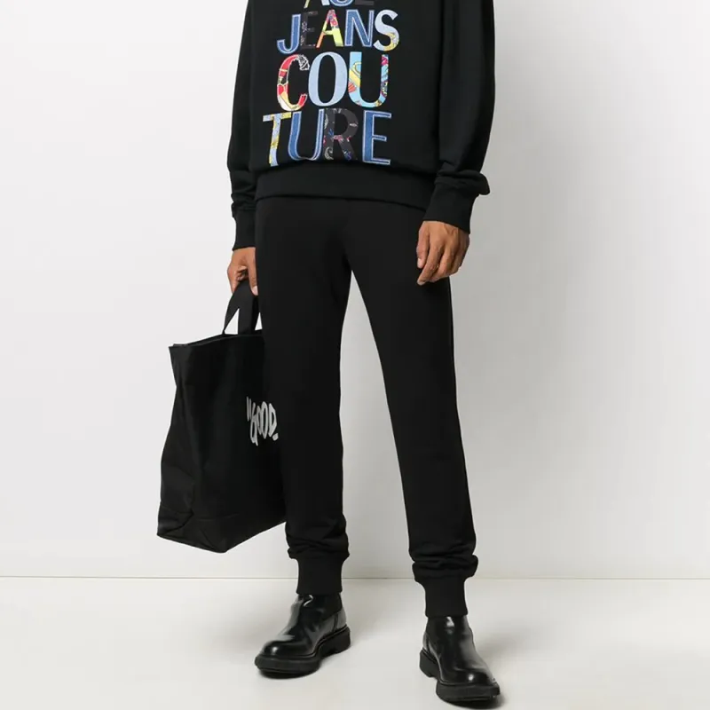 VERSACE JEANS COUTURE Sports Pants Men's Black-2