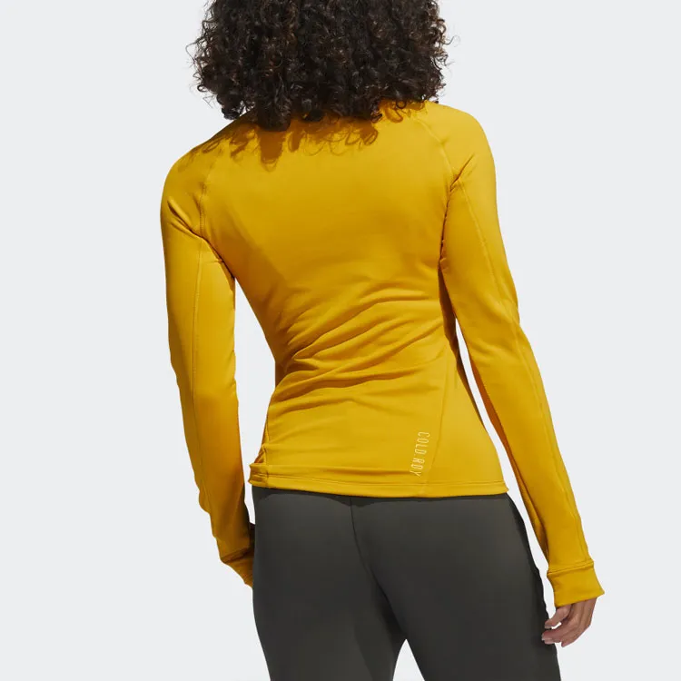 Adidas Raglan Sleeve T Shirt Women's Yellow-3