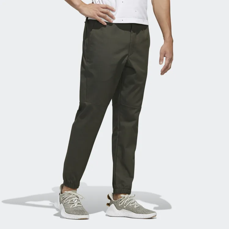 Adidas Knitted Sweatpants Men Deep Earthy Brown-3