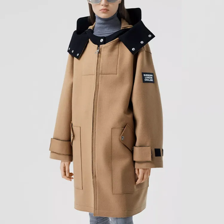 Burberry Coats Women's Orange-1