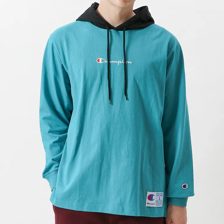 Champion Hooded Regular Sweatshirt Japan Version Unisex Light Green-2