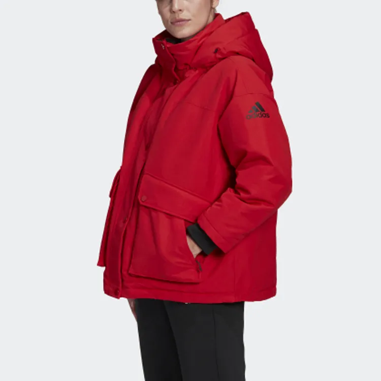 Adidas Down Jacket Winter Women's Light Scarlet-4