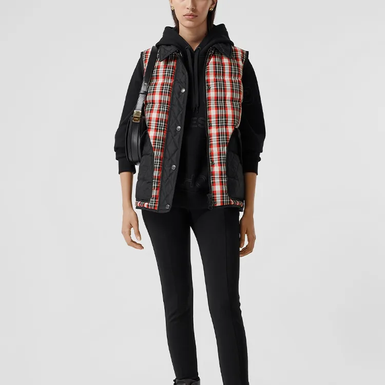 Burberry Vests Women's Bright Red-2