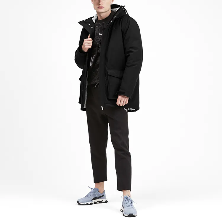 PUMA Down Jackets Men Black-4