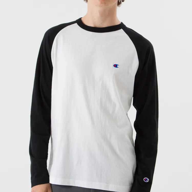 Champion T Shirt Japan Version Unisex White Black-5