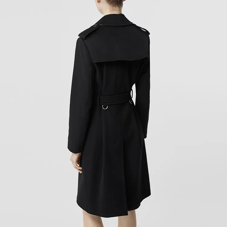 Burberry Trench Coat Women's Black-2