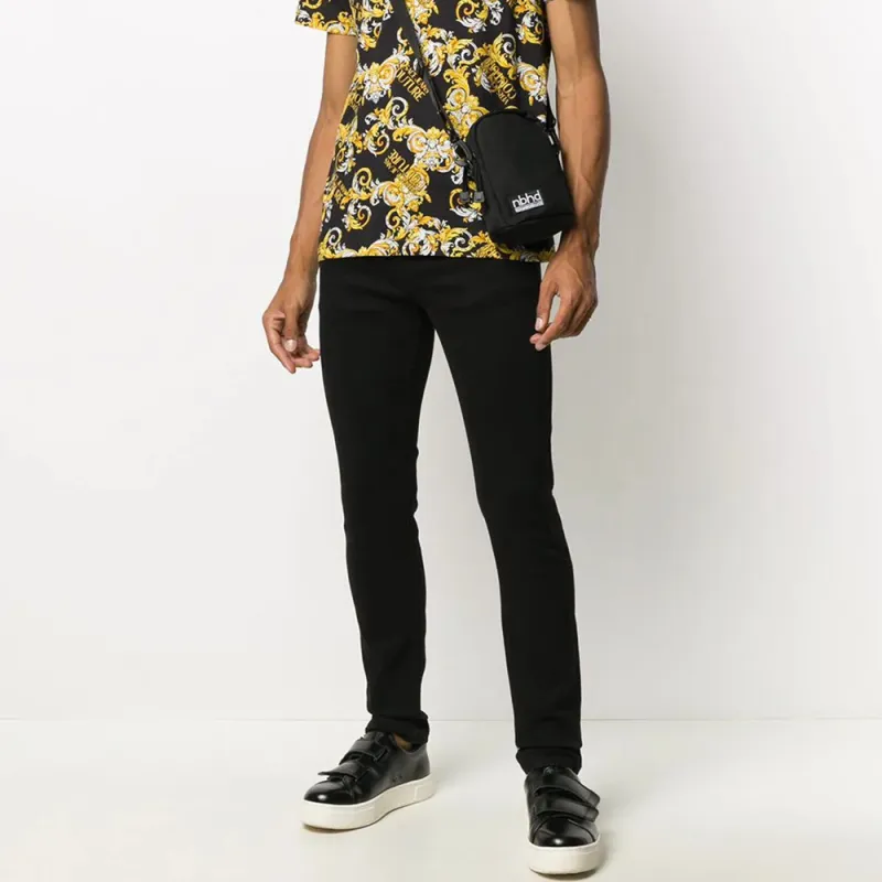 VERSACE JEANS COUTURE Slim Fit Pants Jeans Men's Black-2
