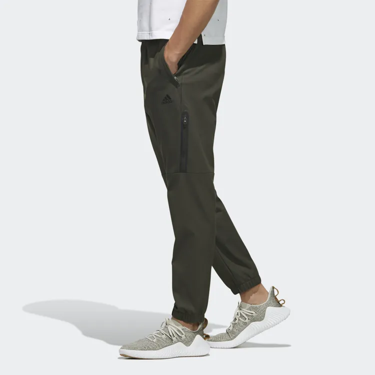 Adidas Knitted Sweatpants Men Deep Earthy Brown-5