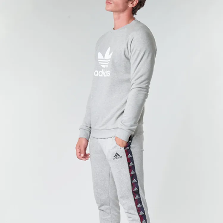 Adidas Originals Sweatshirts Men Light Gray-2