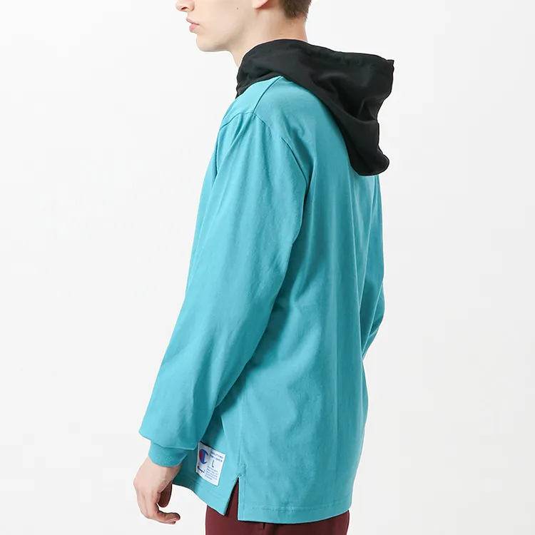 Champion Hooded Regular Sweatshirt Japan Version Unisex Light Green-4