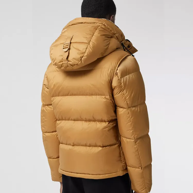 Burberry FW20 Down Jacket Men's Honey Yellow-3