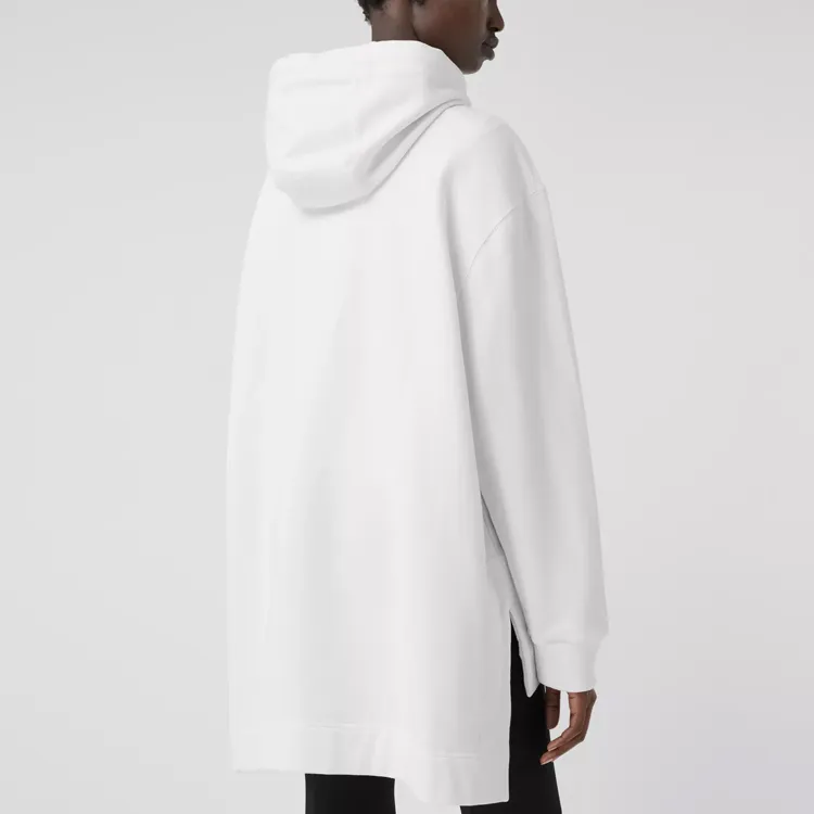 Burberry Oversized High low Hem Hoodie-3