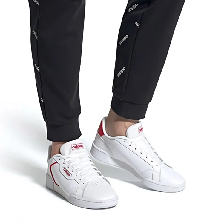Adidas Neo Roguera Classic Casual Low Tops Skateboarding Shoes White Red Women's-5