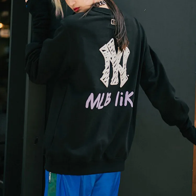 MLB Like Series Sweatshirts Unisex Black-2