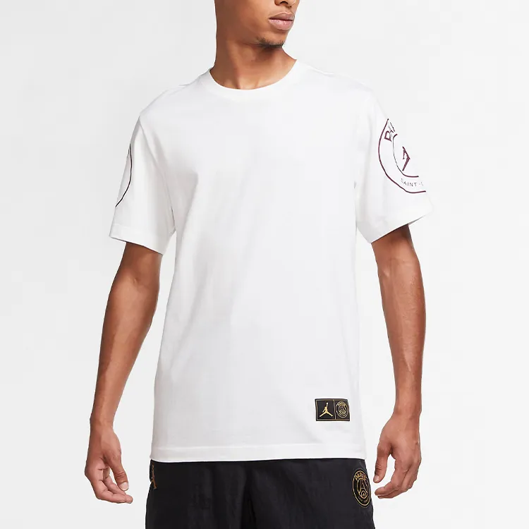 Jordan T Shirts Men White-3