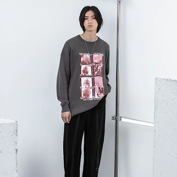 ENSHADOWER Sweaters Men Gray-2
