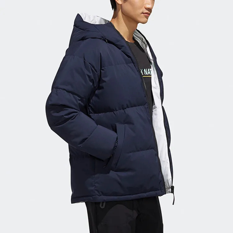 Adidas Down Jacket Men's Navy Blue-5